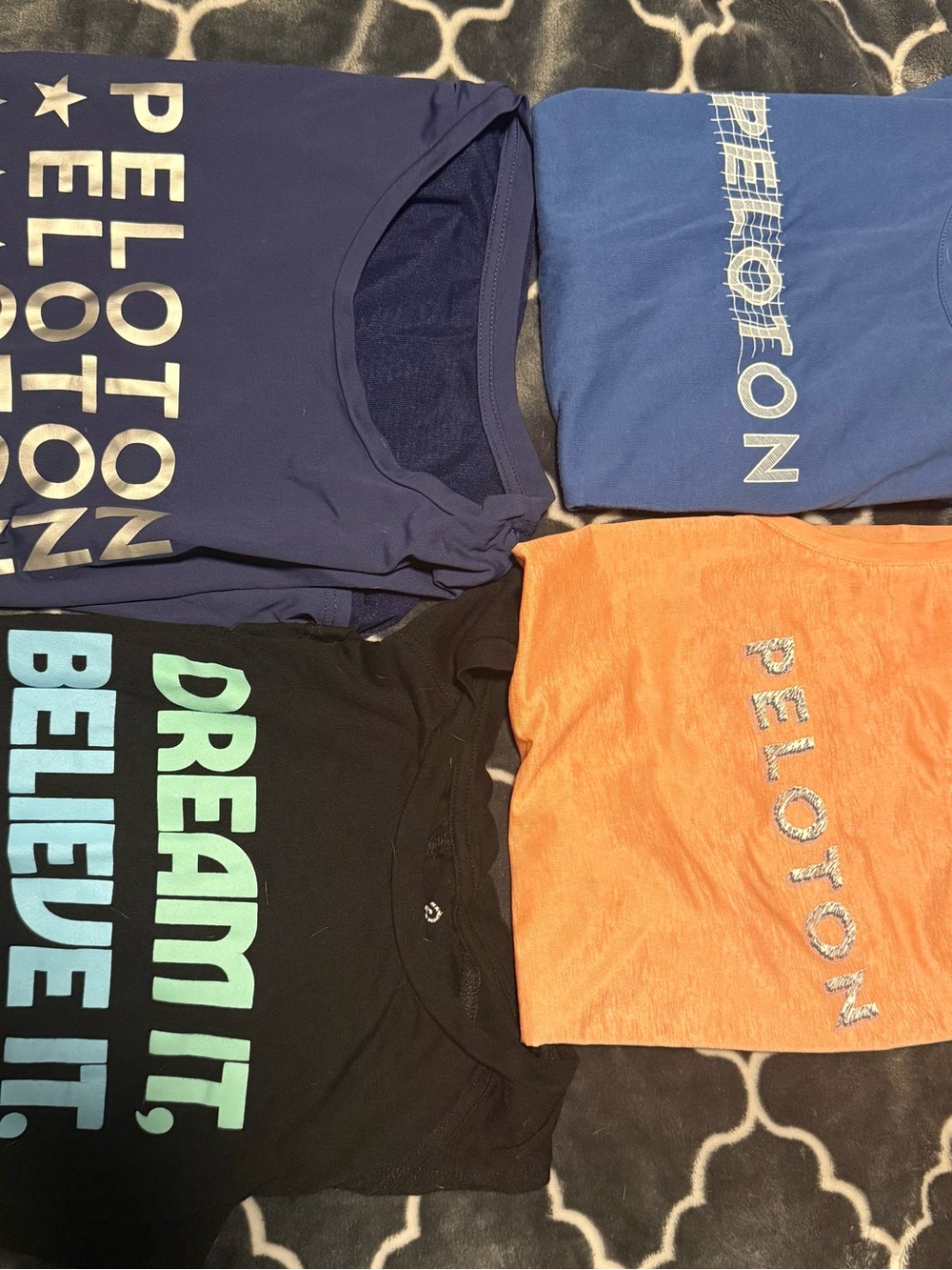 Peloton Tank Top Bundle - Navy, Royal Blue, Black, Orange